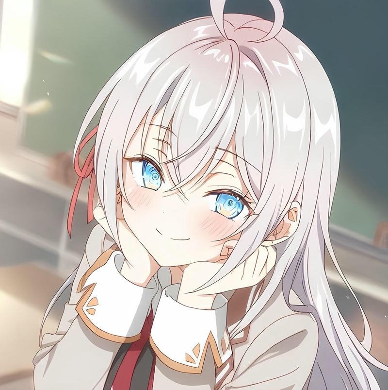 High quality anime avatar featuring Alya with gentle smile alya pfp anime