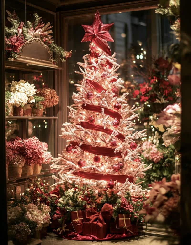 Holiday lights Christmas aesthetic avatar cozy vibes