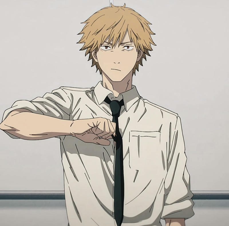 Iconic Denji anime pfp for fan accounts