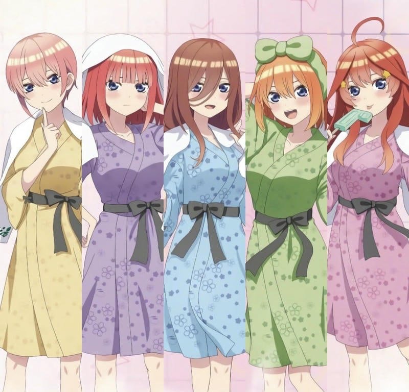 Iconic anime sisters quintessential quintuplets pfp fan style