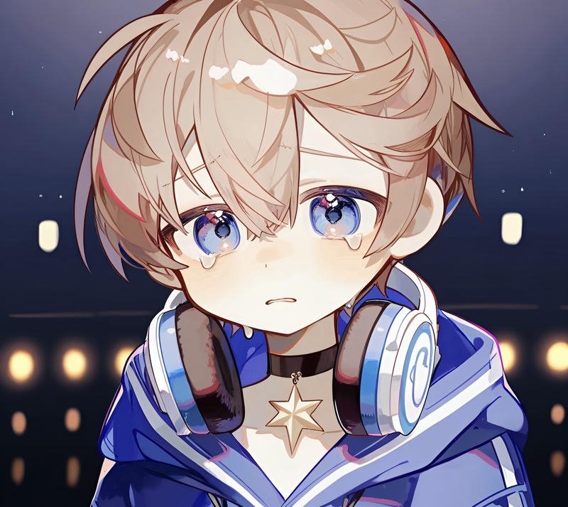 Lonely aesthetic portrait with muted colors sad boy pfp