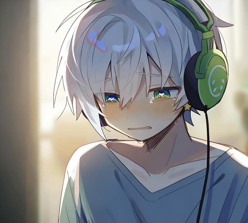 Lonely expression portrait with calm shadows sad boy pfp