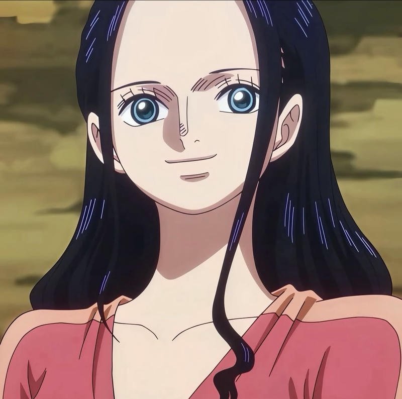 Lovely Nico Robin profile icons with soft tones