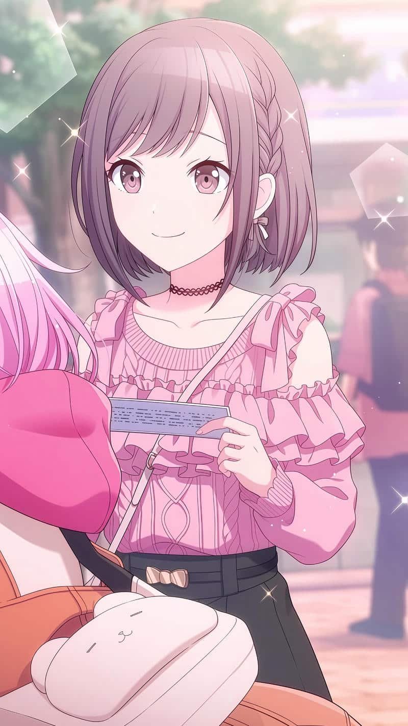 Lovely soft pink Ena Shinonome profile icon