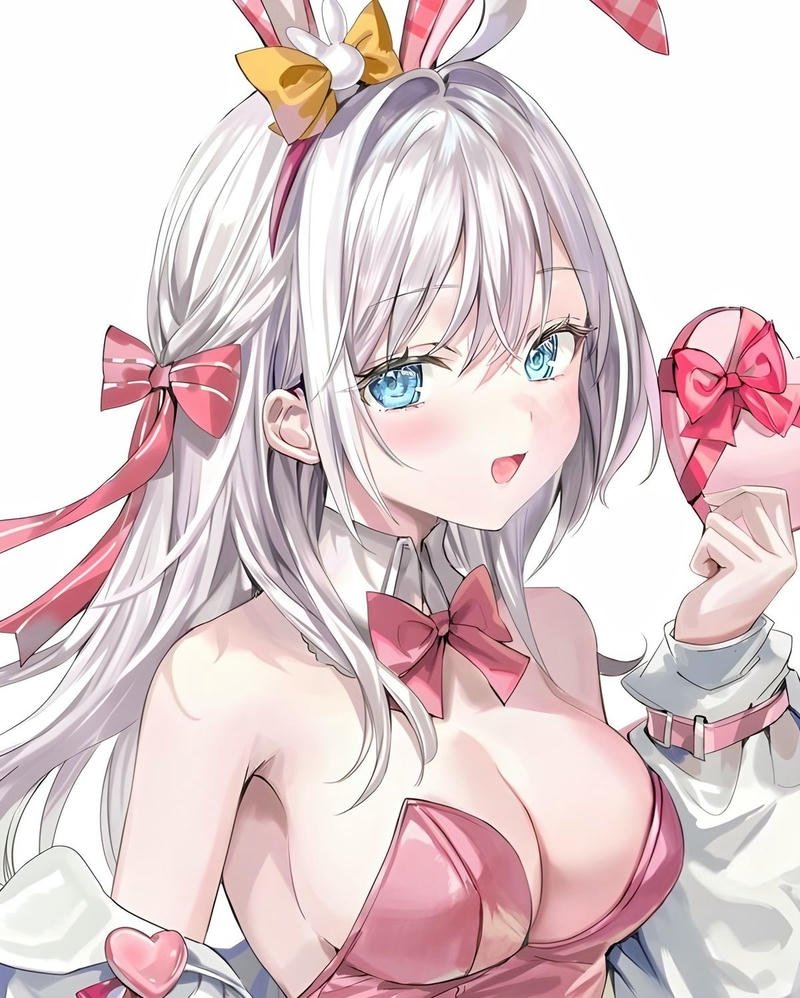 Minimal anime portrait of Alya character perfect alya pfp anime