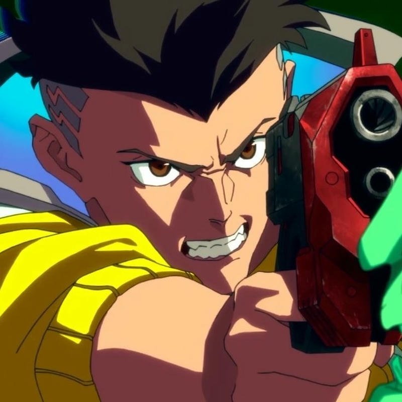 Modern sci fi profile using David cyberpunk pfp