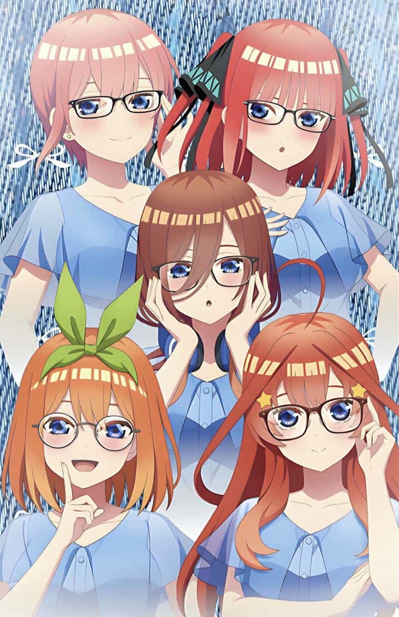 Pastel anime dreams quintessential quintuplets pfp profile look