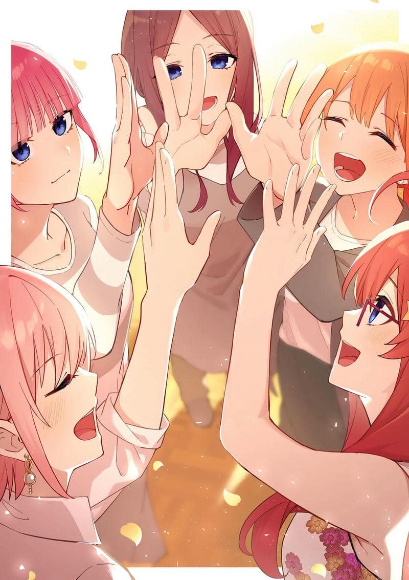 Pastel anime icons quintessential quintuplets pfp lovers adore