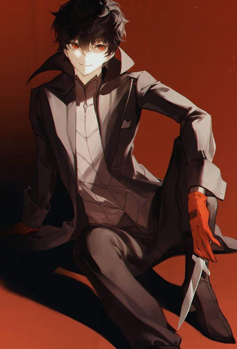 Phantom mask aesthetic Joker Persona 5 pfp style