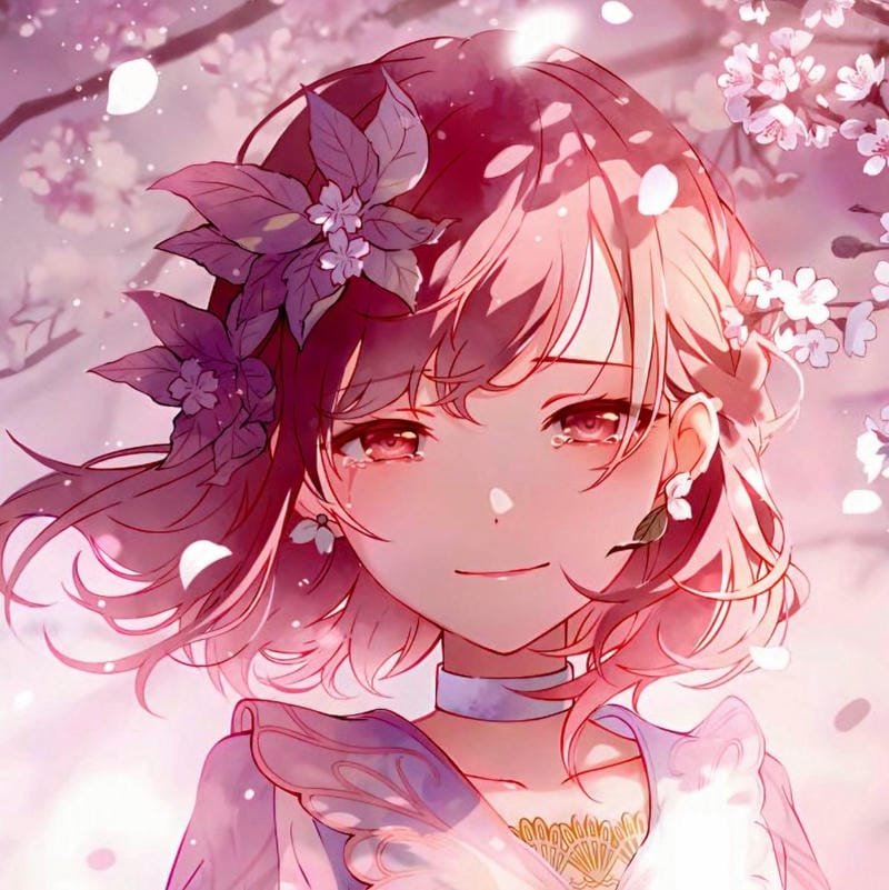 Pink aesthetic Ena Shinonome pfp for anime lovers