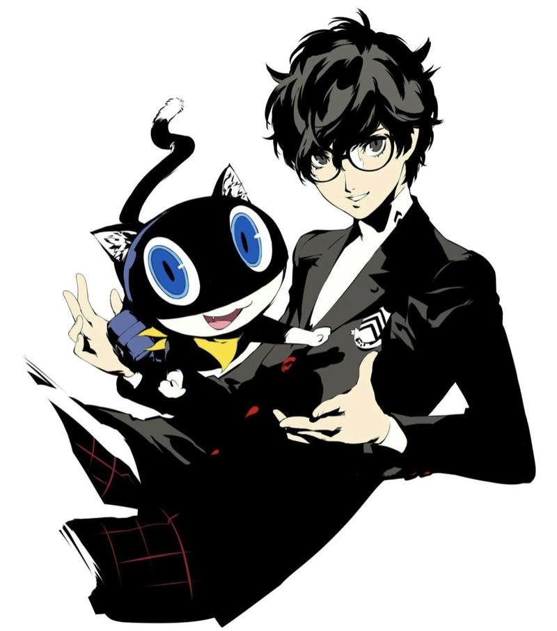 Red glow Joker Persona 5 pfp dramatic visuals