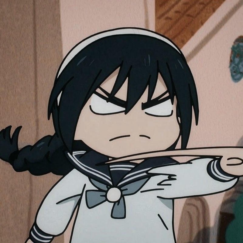 Ridiculous anime reaction face turned into a legendary anime meme pfp