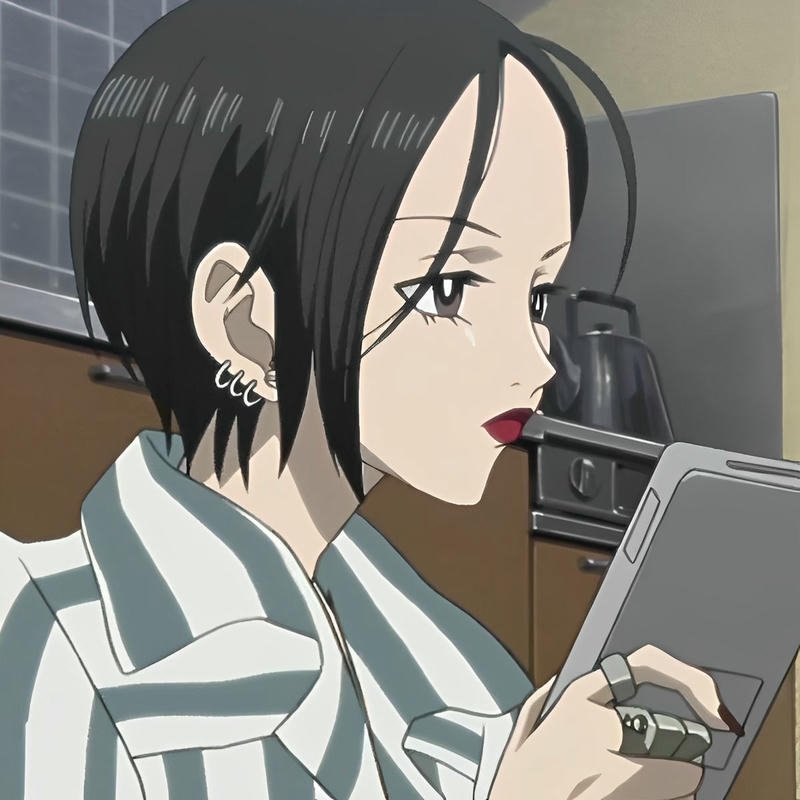 Sad anime expression portrait Nana character nana anime pfp