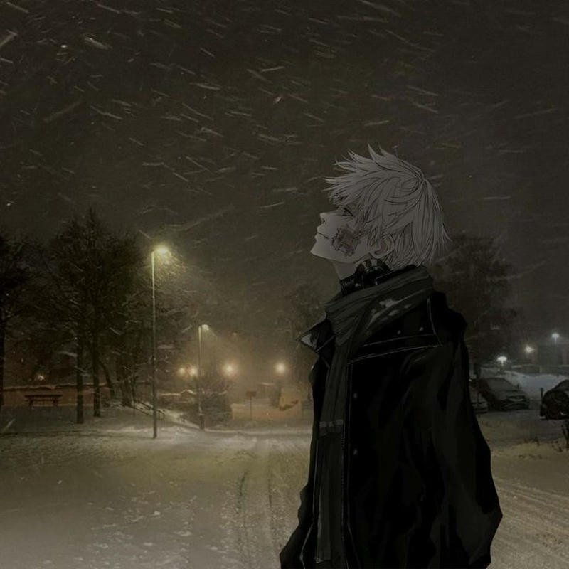 Sad boy anime pfp Levi inspired somber expression