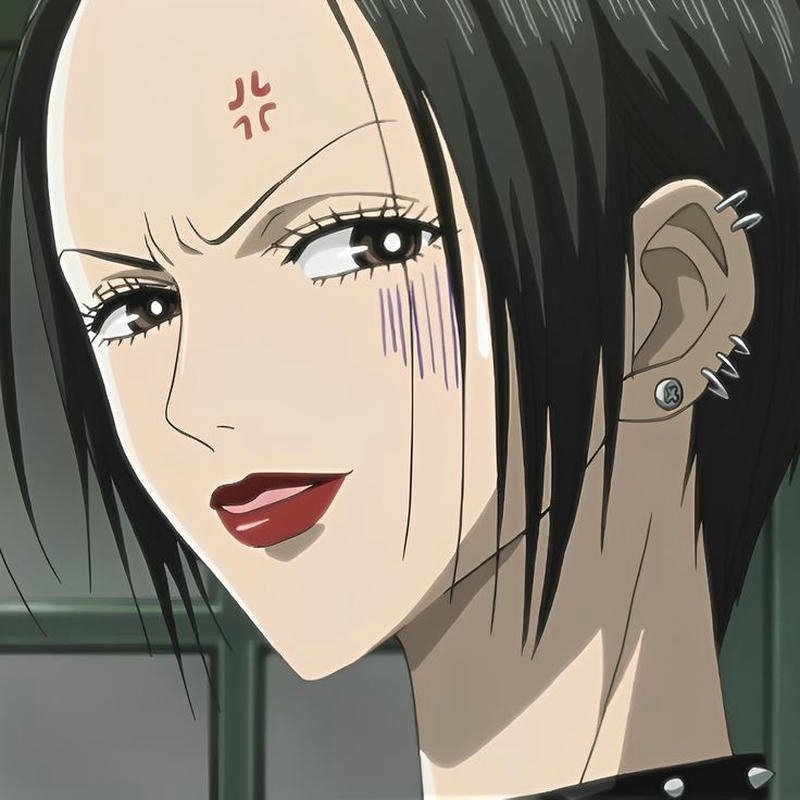 Sad emotional anime girl Nana portrait aesthetic nana anime pfp