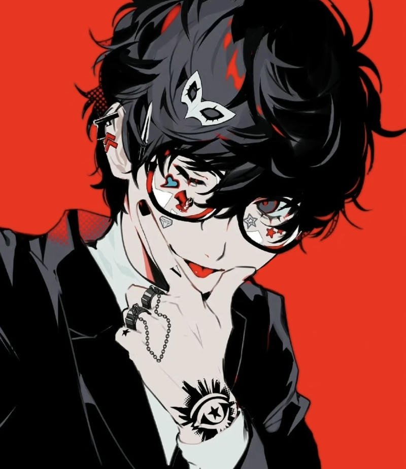 Sharp stylish Joker Persona 5 pfp inspiration