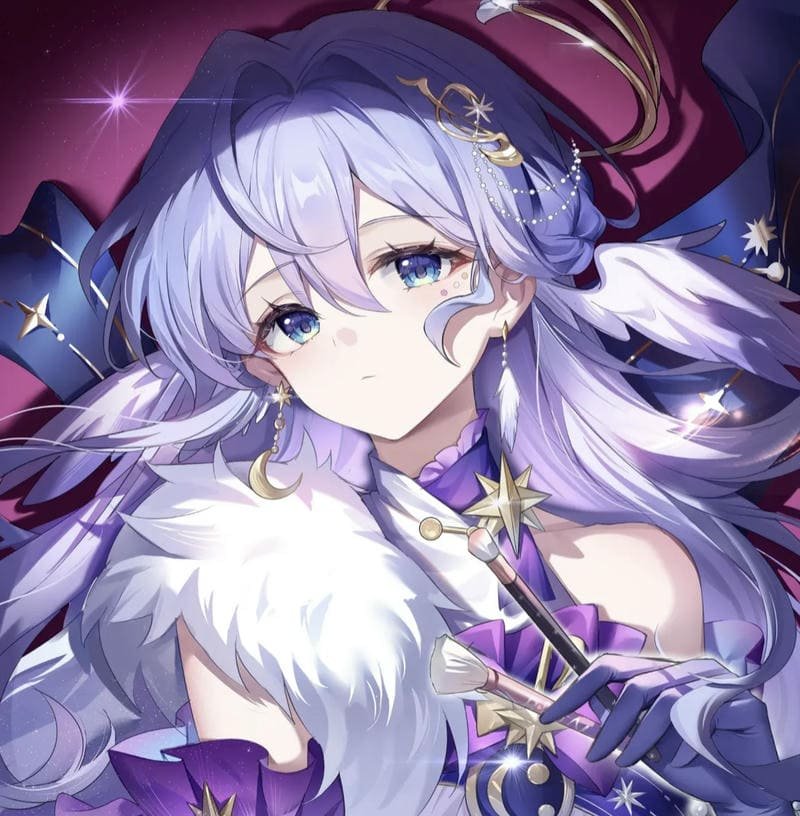 Shiny idol vibe Robin pfp HSR aesthetic mood