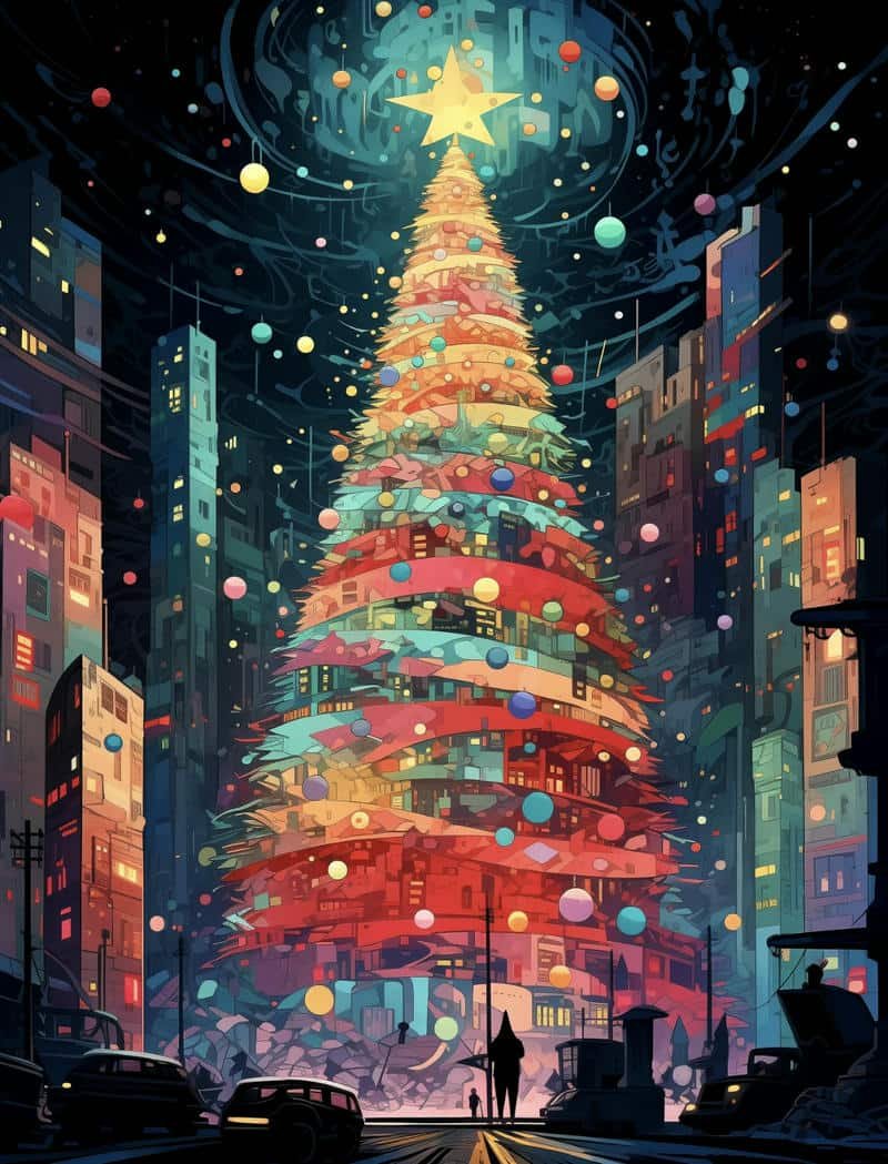 Snowy aesthetic Christmas profile picture warm feeling