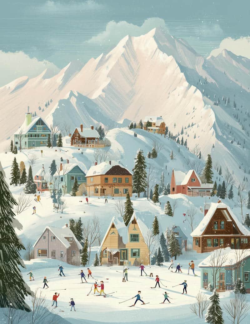 Soft Christmas aesthetic profile picture snowy mood