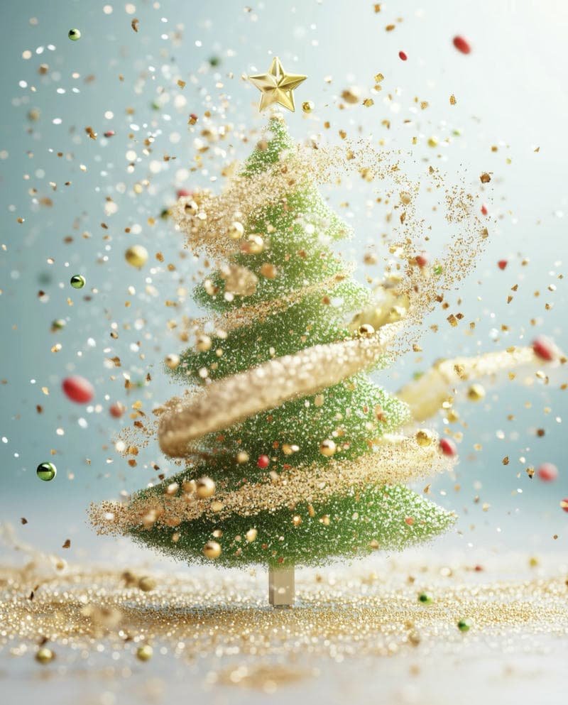 Soft glow Christmas aesthetic avatar holiday feeling