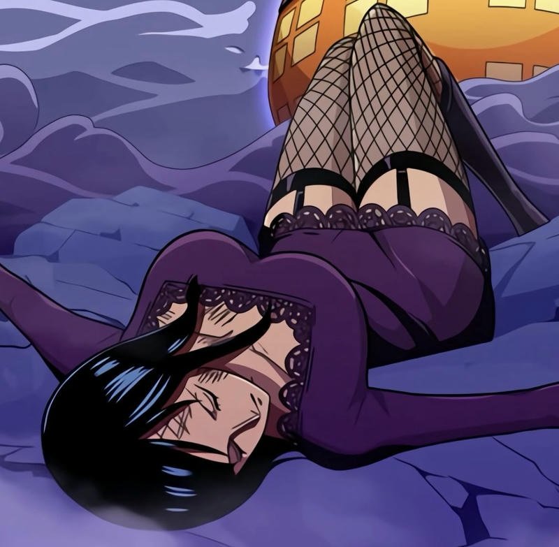 Soft pastel anime mood Nico Robin pfp visuals