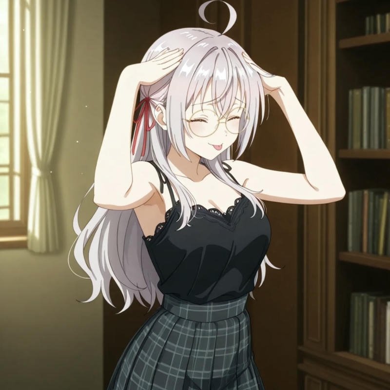 Soft pastel anime portrait Alya character aesthetic alya pfp anime