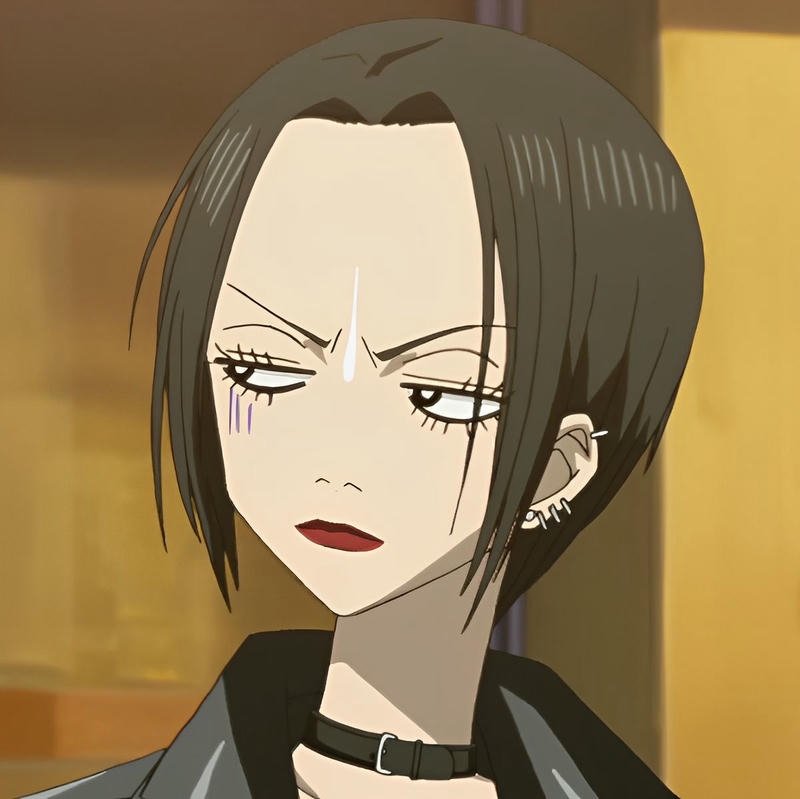 Soft pastel anime portrait of Nana Komatsu nana anime pfp