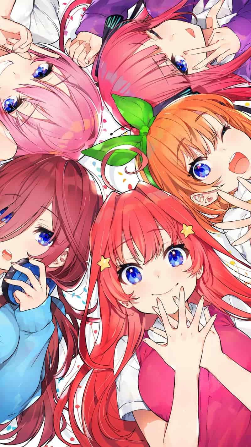 Soft themed anime accounts quintessential quintuplets pfp choice