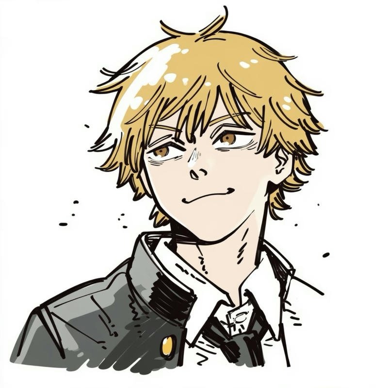 Stylish anime boy character art used as anime man pfp