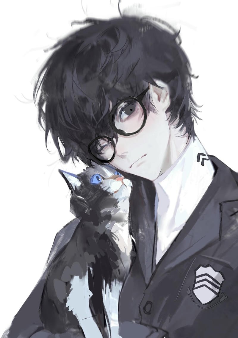 Stylish red black Joker Persona 5 profile aesthetic