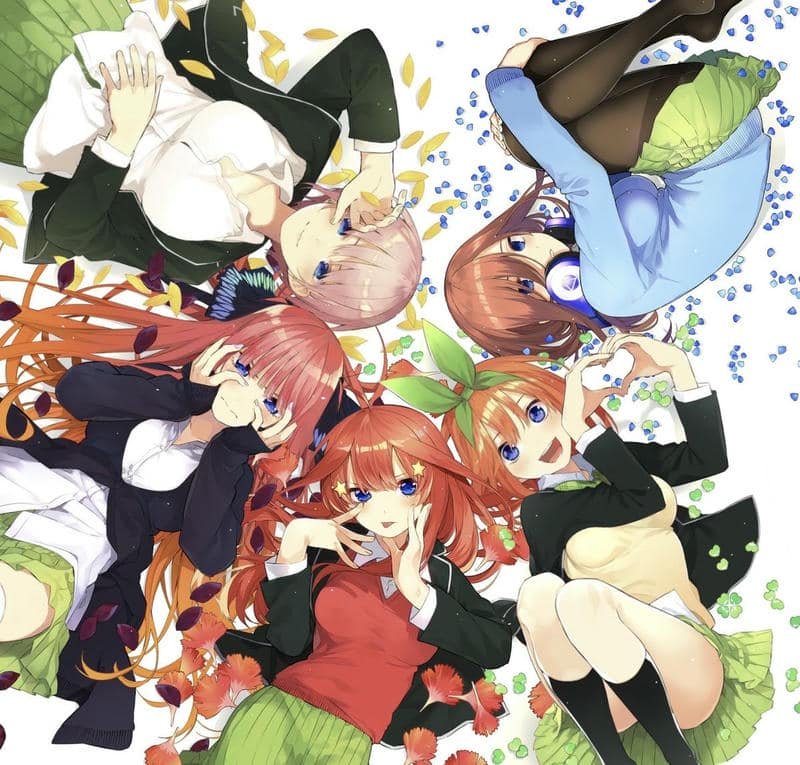 Sweet anime sisters quintessential quintuplets pfp for daily use