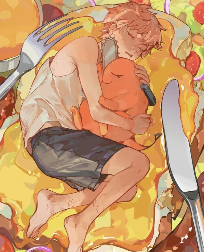 Trendy anime fan profiles using Denji pfp