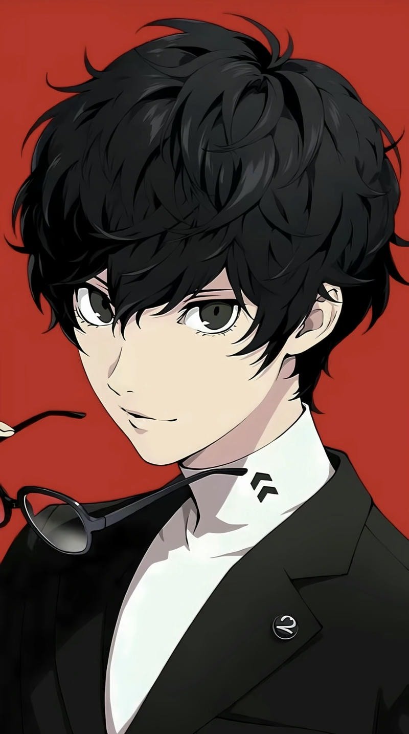 Trendy gaming anime Joker pfp Persona 5 look