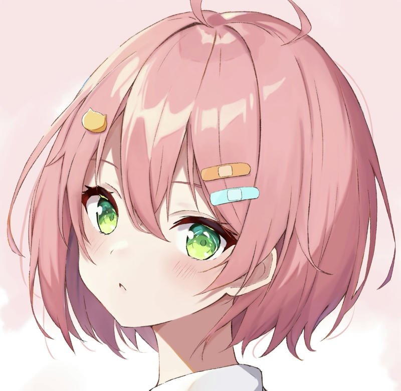 Trendy pink Ena Shinonome pfp for social profiles