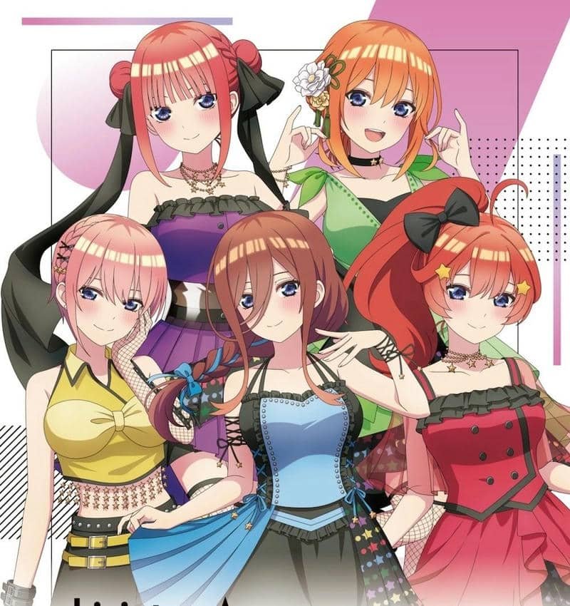 Vibrant anime collection quintessential quintuplets pfp profile ideas