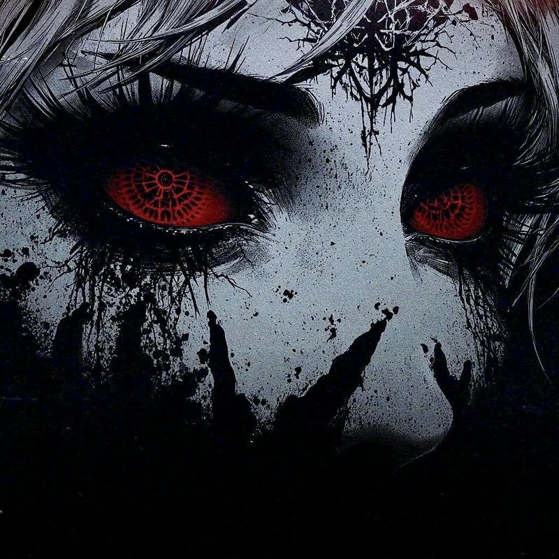 Wild grin character with glowing eyes crazy pfp