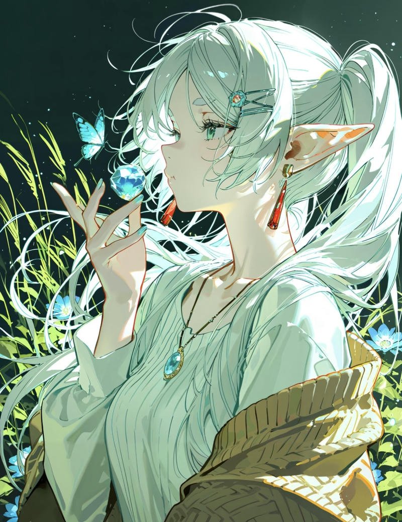 anime character portrait glowing background anime 4k pfp profile