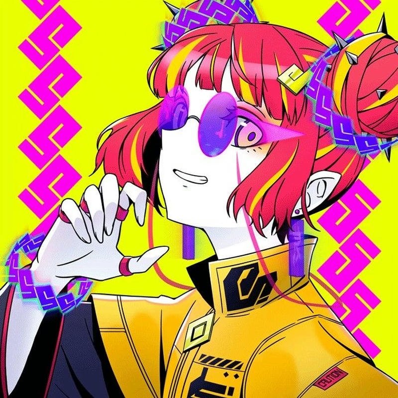 anime cyber assassin standing alone neon alley cyberpunk anime pfp profile