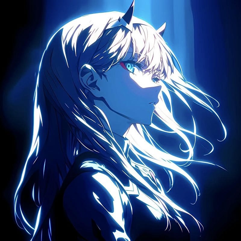 beautiful anime girl portrait sunset glow anime 4k pfp profile