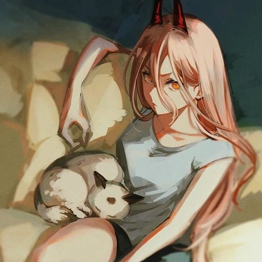 chainsaw inspired style power pfp anime avatar