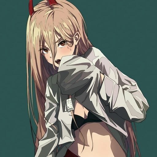 cool red hair power pfp for facebook account