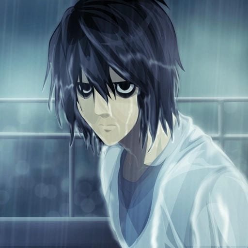 dark themed death note pfp high quality anime icon