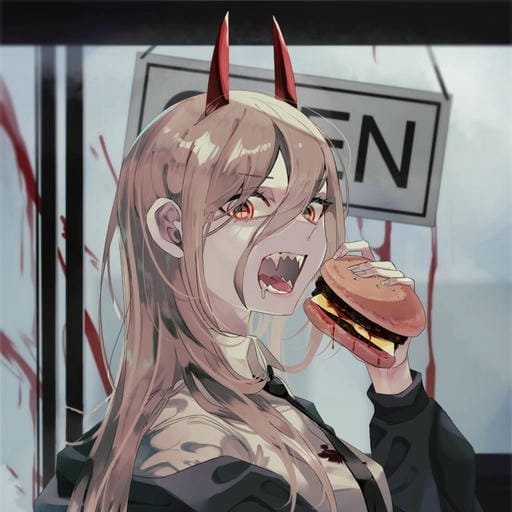 detailed manga art power pfp aesthetic icon