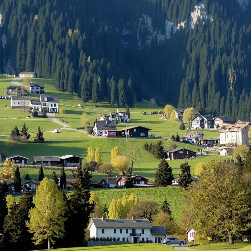 dreamy valley landscape under clouds nature aesthetic pfp aesthetic