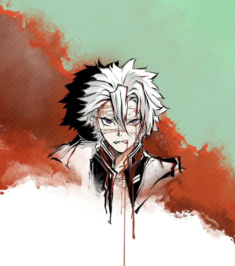 fallen angel character with blood wings aesthetic anime bloody pfp