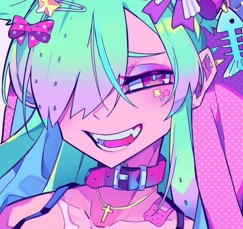 futuristic anime hacker portrait with digital code cyberpunk anime pfp