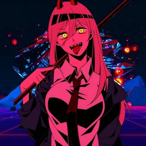 minimalist clean anime power pfp aesthetic icon