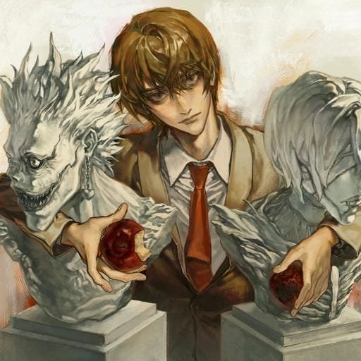 mysterious shadow theme death note pfp avatar