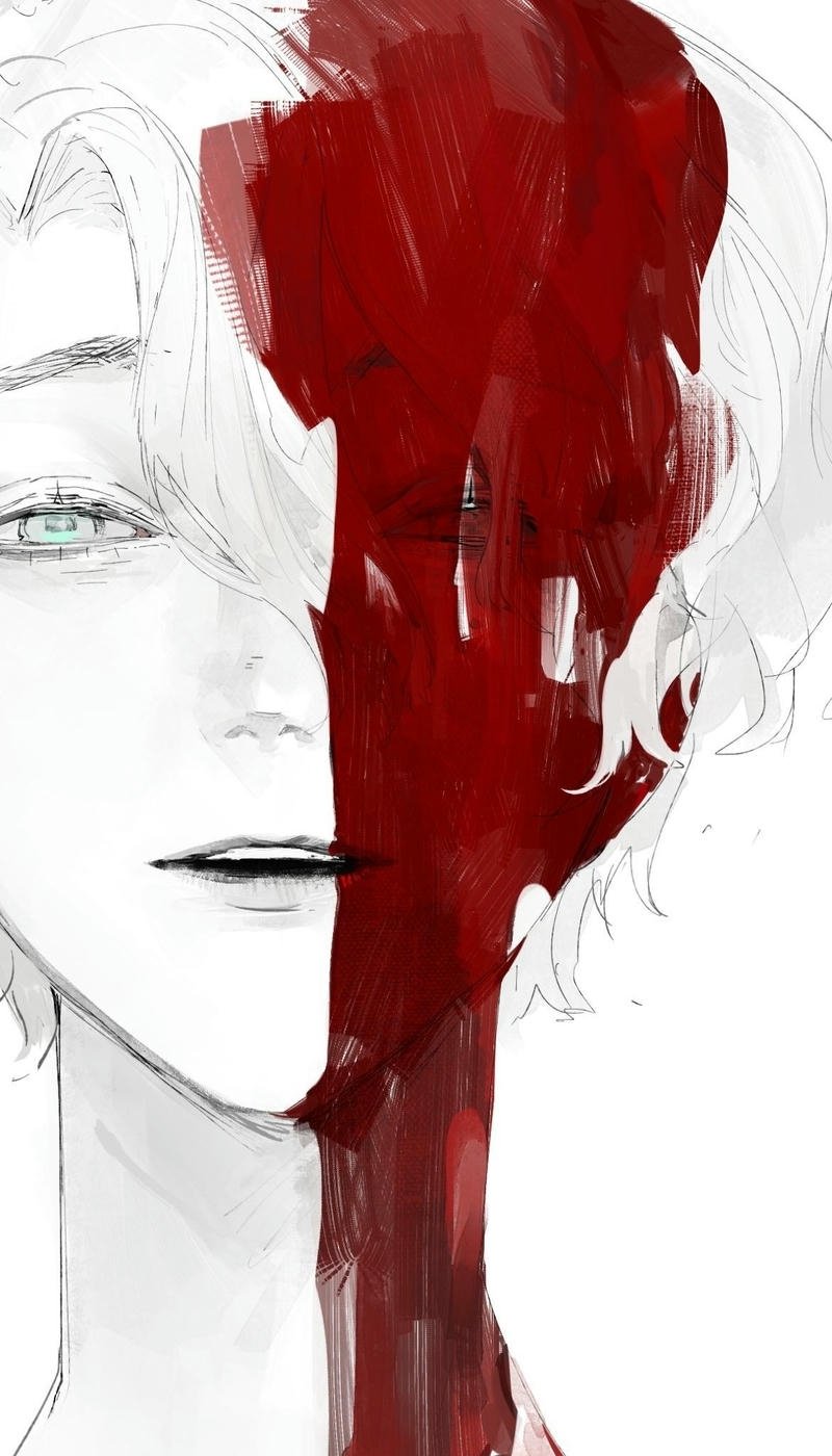 silent killer in dark alley dramatic anime bloody pfp portrait