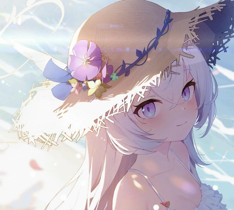 soft anime aesthetic portrait minimal background anime 4k pfp profile